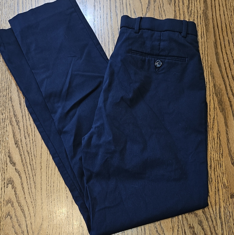 Tommy Hilfiger navy blue womens dress pants. 30x32 with stretch. Straight leg.